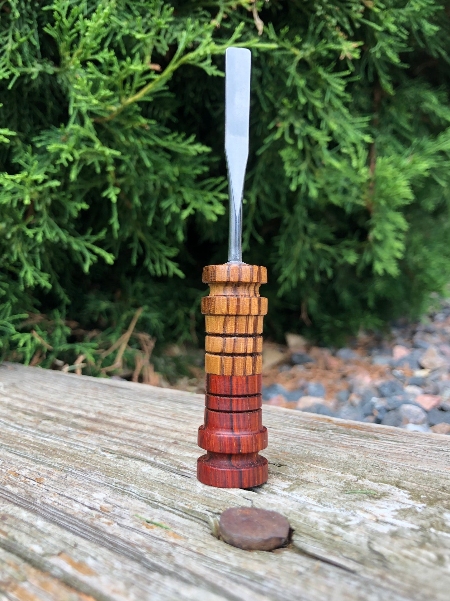 Cocobolo/Zebrawood Tool