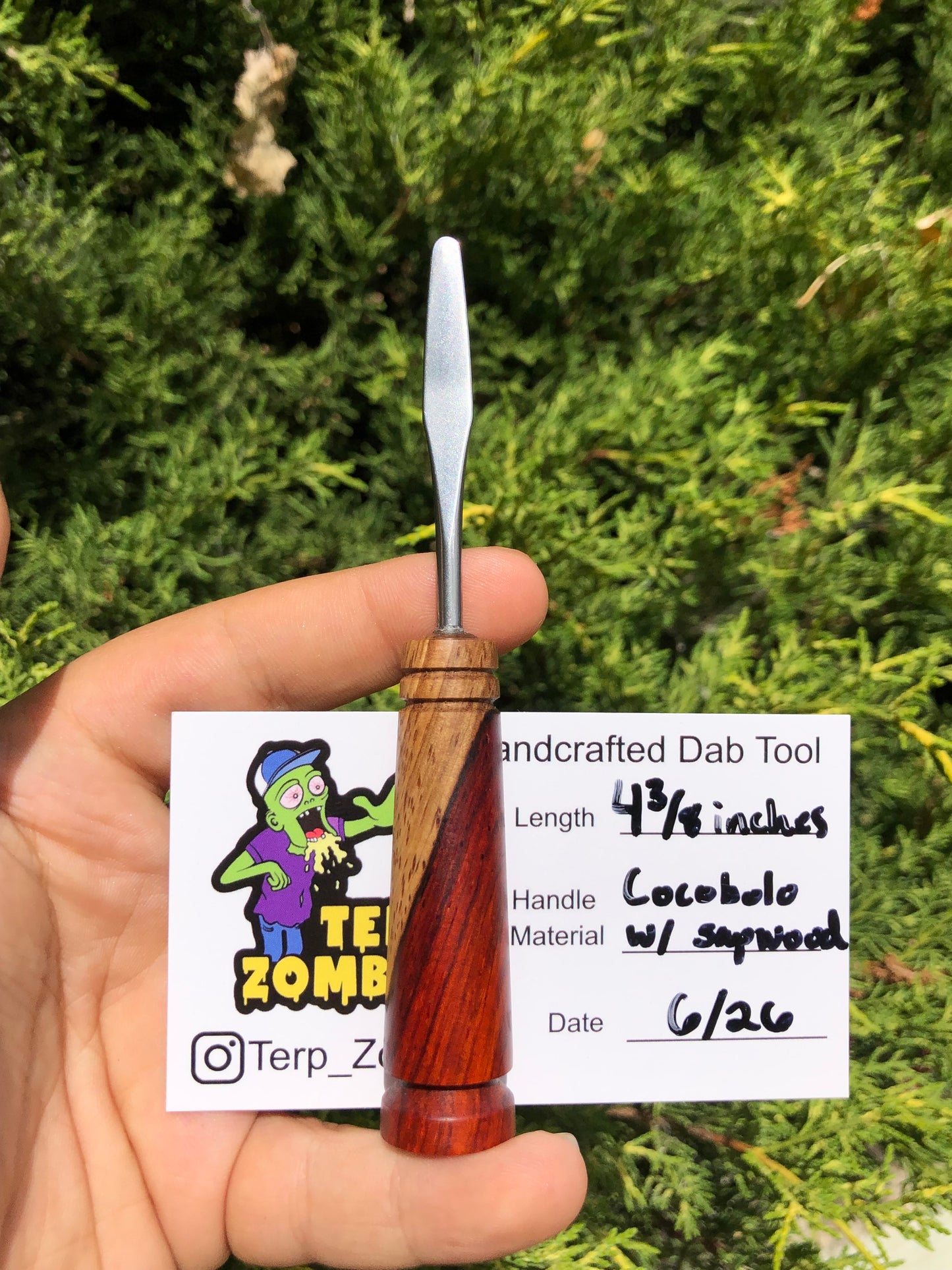 Cocobolo w/ Sapwood Tool